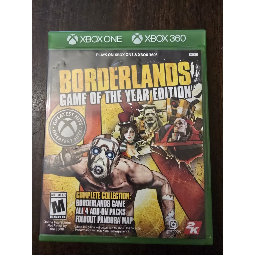 Borderlands [Game Of The‎ Year] - Xbox One / Xbox 360 TESTED